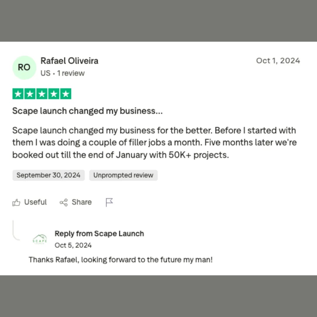 "Scape Launch Changed My Business For The Better"